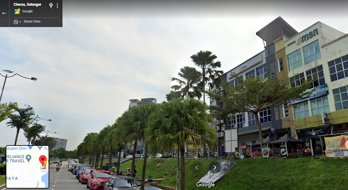 Lokasi Wisma eMsn Bandar Tun Hussein Onn, Cheras, Selangor